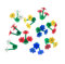 10 x Lego System Blumen Pflanzen Teile Stiel grün Blüten Farbe zufällig gemischt Pflanze Blüte z.B. rot blau weiss gelb pink 3742 3741
