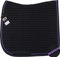 Eskadron Cotton Schabracke Black, Einer Kordel in lila, Form:Springen