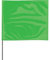 Presco 21 in. Steel Wire Staff Marking Flags [4 in. x 5 in. Flag]: 4 in. x 21 in. (Neon Green) / 12-Flags