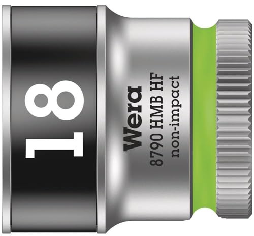 Wera 05003752001 8790 HMB HF Zyklop-Steckschlüsseleinsatz mit 3/8-Antrieb mit Haltefunktion, 18.0 x 29.0 mm, 18