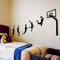 Pdrui Wandtattoo für Schlafzimmer, Werfen Basketball Wandsticker als Wanddekoration für Wohnzimmer Kinderzimmer Wand Fenster Flur 123×203cm Wand Aufkleber | Geschenke für Basketballliebhaber