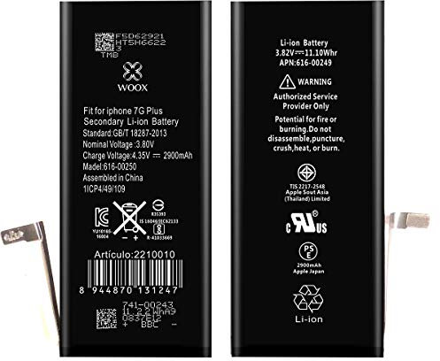 Todobarato24h Bateria Compatible con iPhone 7 Plus + Interna 2900 mAh 616-00249 616-00250 616-00252