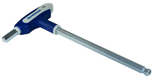 PROMAT Stiftschlüssel m. Quergr. SW 12mm Klingen-L. 200mm m. Seitenabtr. u. Kugelk. PROMAT, Schlüsselweite 12 mm, Klingenlänge 200 mm