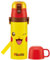 Skater SKDC4-A Kinder 2-Wege-Edelstahl-Trinkflasche mit Becher, Pikachu, 21 Gesicht, Pokémon, 449.5 ml (430ml)