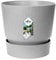 elho Greenville Rund 14 - Blumentopf für Innen und Außen - Selbstbewässerungstopf - 100% Recyceltem Plastik - Ø 14.0 x H 13.4 cm - Grau/Living Beton