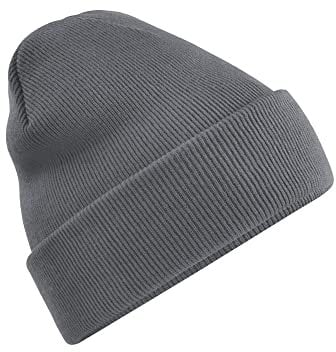 Beechfield B45R Recycled Original Cuffed Beanie - Graphite Grey