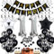 11. Geburtstag Dekoration,Schwarz Tortendeko Geburtstag 11 Jahre Junge,Black and White Party Deko,11 Geburtstag Mädchen Junge,Tortendeko 11. Geburtstag Junge Mädchen,Geburtstagsdeko 11 Jahre Mädchen