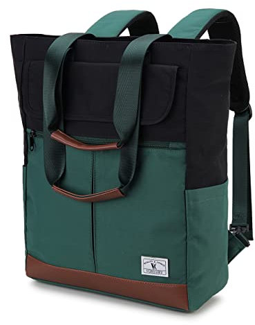 VX VONXURY Rucksack Herren Damen, 15,6 Zoll Laptoptasche Tagesrucksack Wasserdicht Wandelbare Schulrucksack für Universität Arbeits Reisen