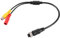 X AUTOHAUX Auto Cinch Kabel 33,5cm Audio Video Kabel Kamera Adapter M12 4 Stifte Stecker auf RCA AV DC Busche