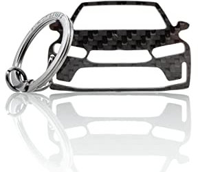 BlackStuff Carbon Karbonfaser Schlüsselanhänger Kompatibel mit Civic Type R MK11 FL5 2022 BS-1082