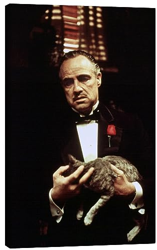 Posterlounge Marlon Brando - Der Pate Leinwandbild 60 x 90 cm Wandbilder Wanddeko