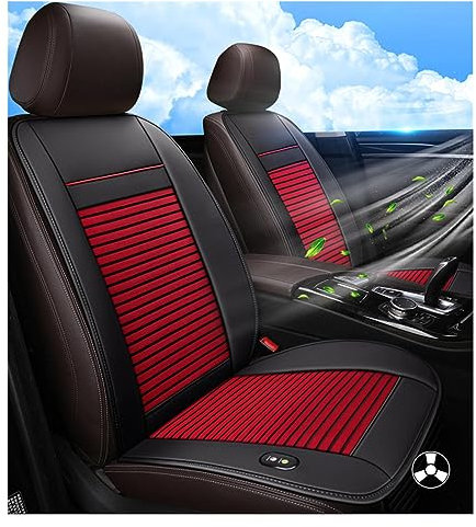VVLXRIC Klima Sitzauflage, Auto Massage Leises Design Sitzauflagen Auto, KüHlende Sitzauflage für Treiber,Straße Reisende