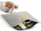Conlun Katzenklo Matte, 76x54,5cm Große Katzenstreu Matte, Doppelschicht Wasserdichte Katzenmatte Katzenklo, Leicht zu reinigen, Rutschfeste Katzenmatte auf dem Boden, Grau