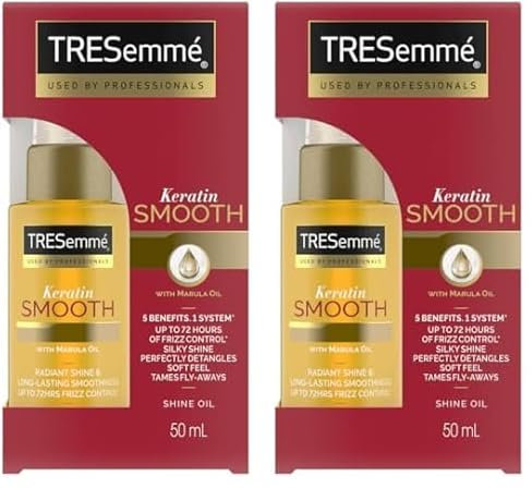 TRESemmé Pro Collection Keratin Smooth Shine Oil With Marula Oil, 50ml (Pack of 2)