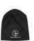 SCHIETWETTER Accessoire Kinder Mütze, Leichte Beanie, Übergangsmütze, dünne Kopfbedeckung, Logo-Print, stretch, warm, einfarbig anthra-weiß 52