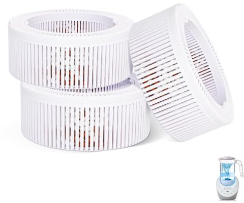 Filtri di ricambio in solfito di calcio, confezione da 3, per caraffa per acqua idrogenata ALTHY H2-PITCHER, rimuove il cloro dall'acqua potabile