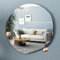 Albatros Designerspiegel Asymmetrisch 80 x 76 cm – Wandspiegel oder Türspiegel, Moderne organische Form – Spiegel Oval und Groß – Asymmetrischer Spiegel unförmig und Rahmenlos, Mirror Wall