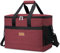 Lifewit Nevera Portatil 30L, Bolsa Termica Grande, Cooler Bag Plegable, Bolsa Nevera Porta Alimentos para Hombre Mujer Infantil, Porta Alimentos para Playa, Picnic, Camping, Barbacoa, Borgoña