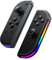 CSWXIO Switch Controller, Controller kompatibel mit Switch/OLED/Lite, RGB LED Wireless Controller mit 6-Achsen, Aufwachen, Vibration