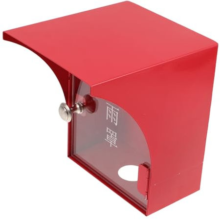 OSALADI Fire Alarm Cover Weatherproof Fire Screen Ring Outdoor Doorbell Rain Protector