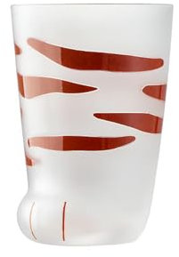 300 ml japanischer Haushalt, minimalistischer Cartoon-Glas, Katzenpfoten-Becher – japanischer Tabby-Stil