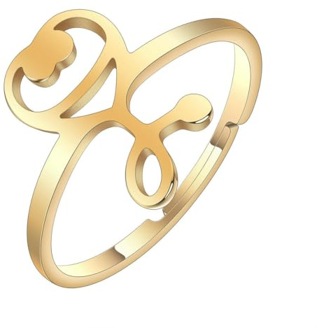 fycouyee Stethoskop-Öffnung aus Edelstahl, verstellbarer Ring, personalisierter Medizinstudent