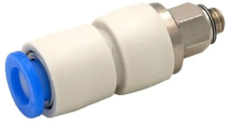 FQHIDMOMX KSH06-M5 Tube 0.D.6mm Connection Thread M5x0.8 Male Connectors Joint Rotary One Touch Fitting KSH