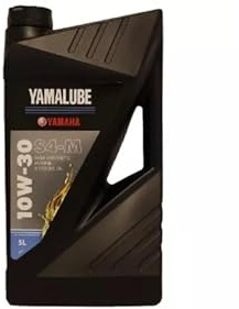 Yamaha Yamalube 10W-30 Semi-Synthetic Engine Oil, 5L, for 4-Stroke Outboard Engines and Personal Watercrafts