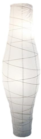 bangminda Papier Stehlampe Lampenschirm Nordischer Stil Papierdesign Stehlampenschirm Reispapier Standleuchte Ersatzschirm Aufenthaltsraum Zeitgenössischer Stehlampenschirm (Typ B)