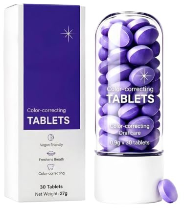 Zahnpasta Tabletten, 30er Tragbare Mundpflege Tabs