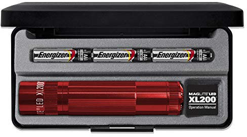 MagLite XL200-S3037 - Linterna, color rojo, talla 12.2 cm