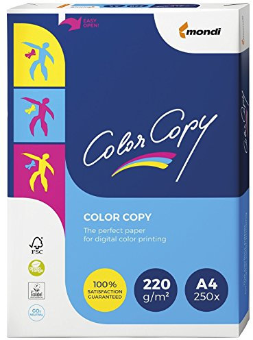 mondi Color Copy Kopierpapier A4 220g weiß geriest Inh 250 Blatt
