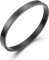 JewelryWe Schmuck Damen Armreif mit Gravur, Personalisiert Edelstahl Pärchen Armspange Partner Armband Lieben Freundschaftsarmband Geschenke für Frauen Mädchen Schwarz