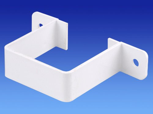 Wavin OSMA Squareline 100mm White Guttering Range (Pipe Bracket Flush)