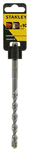 Stanley SDS-plus Hammerbohrer (10 mm Bohrerdurchmesser, 160 mm Gesamtlänge, 100 mm Spirallänge, geeignet für Beton, Granit, Mauerwerk, Klinker, etc.) STA54042