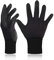 DEX FIT Premium Nylon Nitril Arbeitshandschuhe FN320; 3D-Komfort, Dehnbare Passform, Griff, Dünne, Leichte Arbeitshandschuhe, Langlebig, Atmungsaktiv, Kühl, Waschbar; Schwarz XL (10) 3 Paare