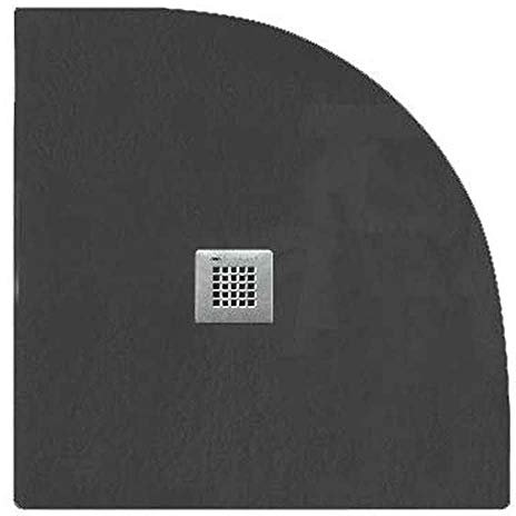 Receveur de douche d'angle beige 80 x 80 cm - Serenity