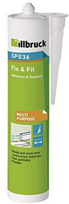 ILLBRUCK 342763 SP036 Fix und Fit, Kleb- und Dichtstoff 310ml grau