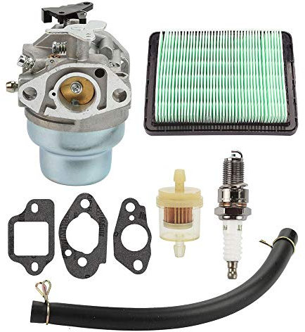 Hippotech Carburatore con guarnizione candela di accensione kit filtro aria carburante ricambio per Honda GCV160 GCV160A GCV160LA HRB216 HRS216 HRR216 HRT216 HRZ216