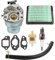 Hippotech Carburatore con guarnizione candela di accensione kit filtro aria carburante ricambio per Honda GCV160 GCV160A GCV160LA HRB216 HRS216 HRR216 HRT216 HRZ216