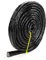AC PERFORMANCE 1,27 cm ID schwarz silikonbeschichtete Fiberglas-Hitzeschirmte Feuerschutzhülse für Schlauchleitungen und elektrische Verkabelung, 1,27 cm ID, 12,7 mm ID)
