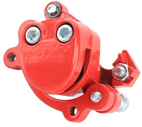 HM Parts Pinze Freno Minicross - Pinze Posteriori Anteriori in Lega di Alluminio Dispositivo Freno Meccanico per 43 47 Bicicletta Mini Moto (Rosso)