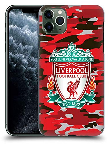 Head Case Designs Offizielle Liverpool Football Club Club Crest Farben Camou Harte Rueckseiten Handyhülle Hülle Huelle kompatibel mit Apple iPhone 11 Pro Max