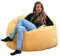 Sitzsack XXL 100 cm Erwachsene und Kinder - Weich und Bequem - Optimale Unterstützung für den Rücken - Sitzsack mit Füllung - Sitzsack Sessel, Gaming Sitzsack, Bean Bag Chair (Gelb)