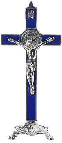Tuoservo Antikes Kruzifix Wandkreuz Jesus Christus INRI Wanddekoration katholisches Kreuz Ornament