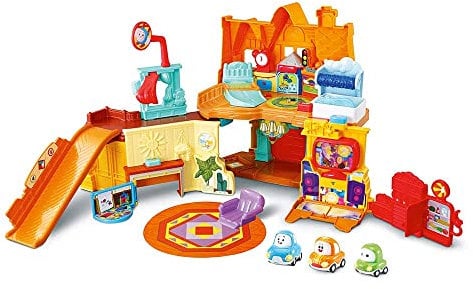VTech - Tut Tut Cory Bolides - La Maison À Surprises De Cory Bolides, Jouet Interactif - 1/5 Ans - Version FR