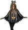W WIDMANN MILANO Party Fashion - Kostüm Voodoo Priesterin, Poncho, Umhang, Hexenmeisterin, Mottoparty, Halloween