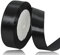 Schwarz Satinband 25mm x 22Meters Schleifenband Schwarz Geschenkband Dekoband Stoffband für Geschenk, Basteln, Nähprojekte, Haarschleifen, Brautstrauß, Hochzeits Dekoration