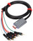 VBESTLIFE Component-Kabel für, Doppelt Geschirmter Digitaler AV-Ausgang Component 5RCA YPbPr-Kabel für, 1,8 M 5,9 Ft