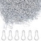 Yosawo 500Stück Sicherheitsnadeln Calabash Pin Kürbis Pins für Stricken Maschenmarkierer DIY Fertigkeit-Herstellung (Weiß)